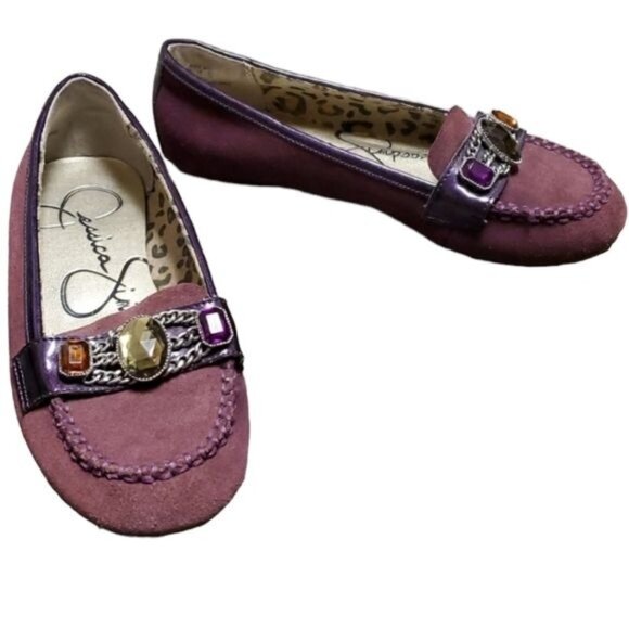 Jessica Simpson Jackie Slip On Shoes Kids Size 3 M GIRLS YOUTH Ballet Flats - Picture 1 of 11